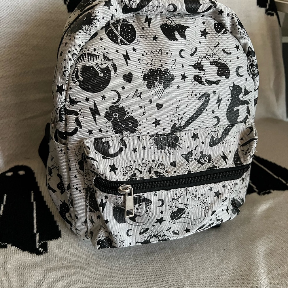 Kids Cosmic Adventure Backpack - Black and White